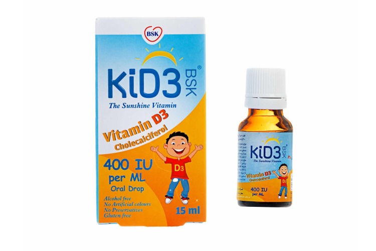 قطره خوراکی ویتامین د3 کید3 بی اس کی